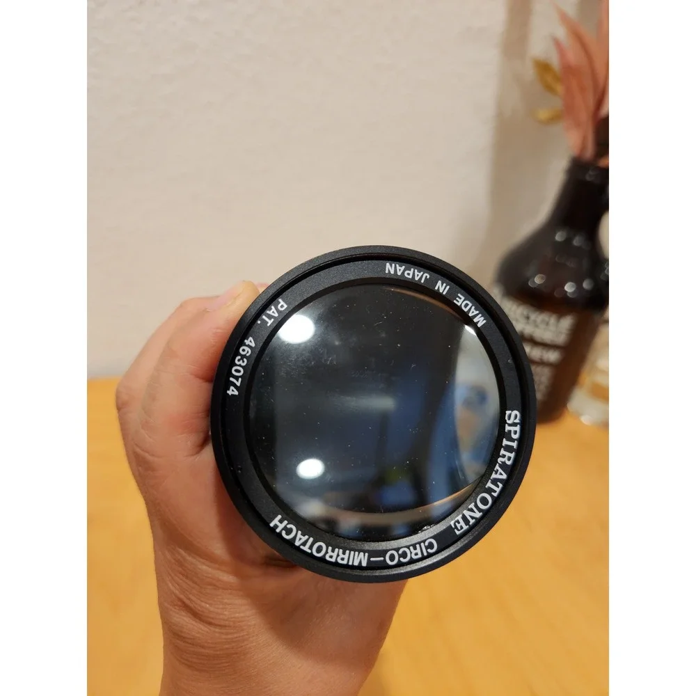 Vintage Spiratone Circo-Mirror Tach One Lens Attachment w/ Case Made‎ in Japan